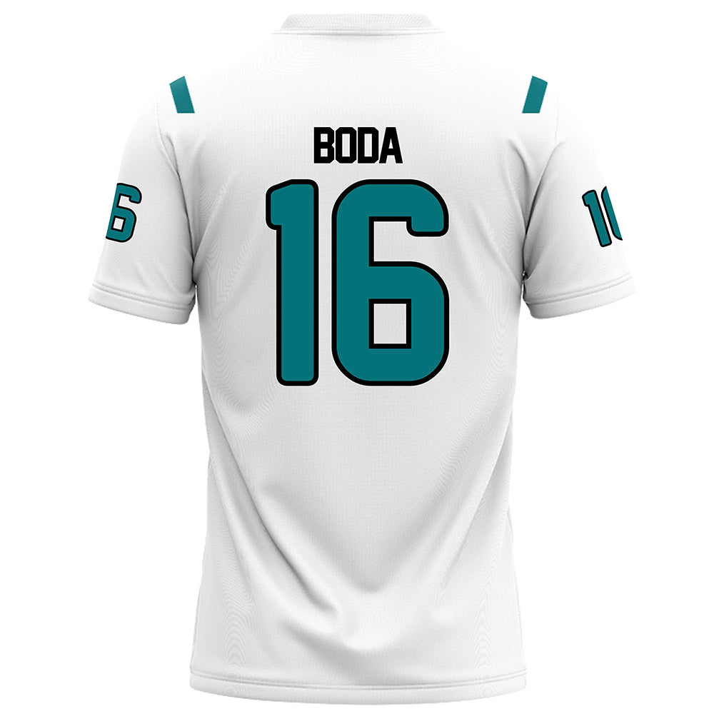 Coastal Carolina - NCAA Football : Blake Boda - White Football Jersey-1