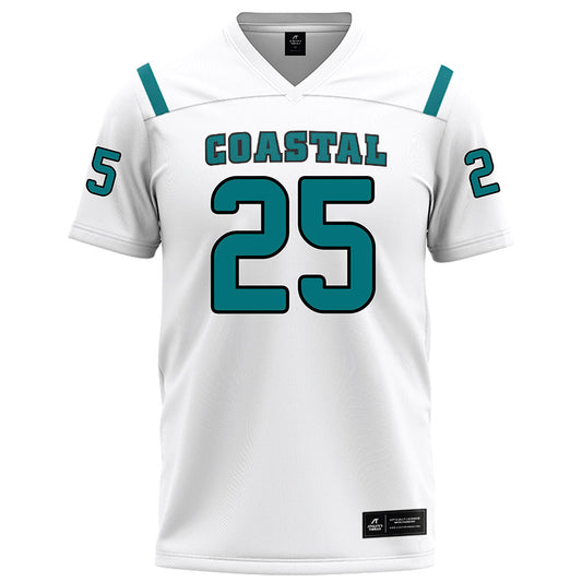 Coastal Carolina - NCAA Football : Breyahn Townsend - White Football Jersey-0