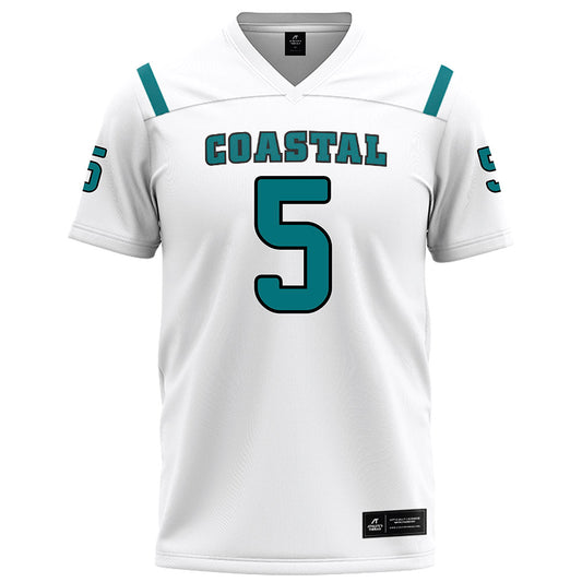 Coastal Carolina - NCAA Football : Ja'Vin Simpkins - White Football Jersey-0