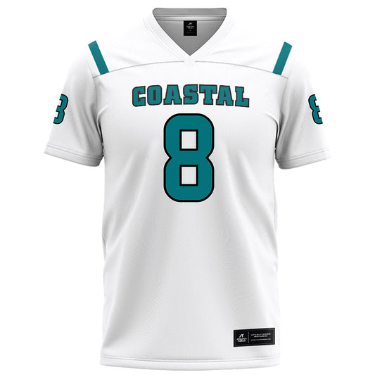 Coastal Carolina - NCAA Football : Myles Mooyoung - White Football Jersey-0