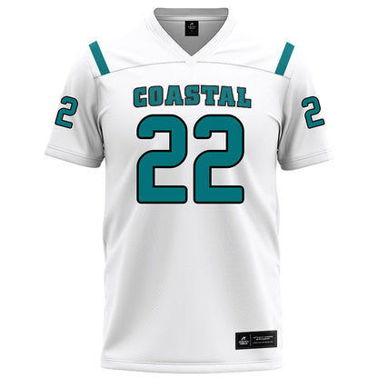 Coastal Carolina - NCAA Football : Jacob Robinson - White Football Jersey-0