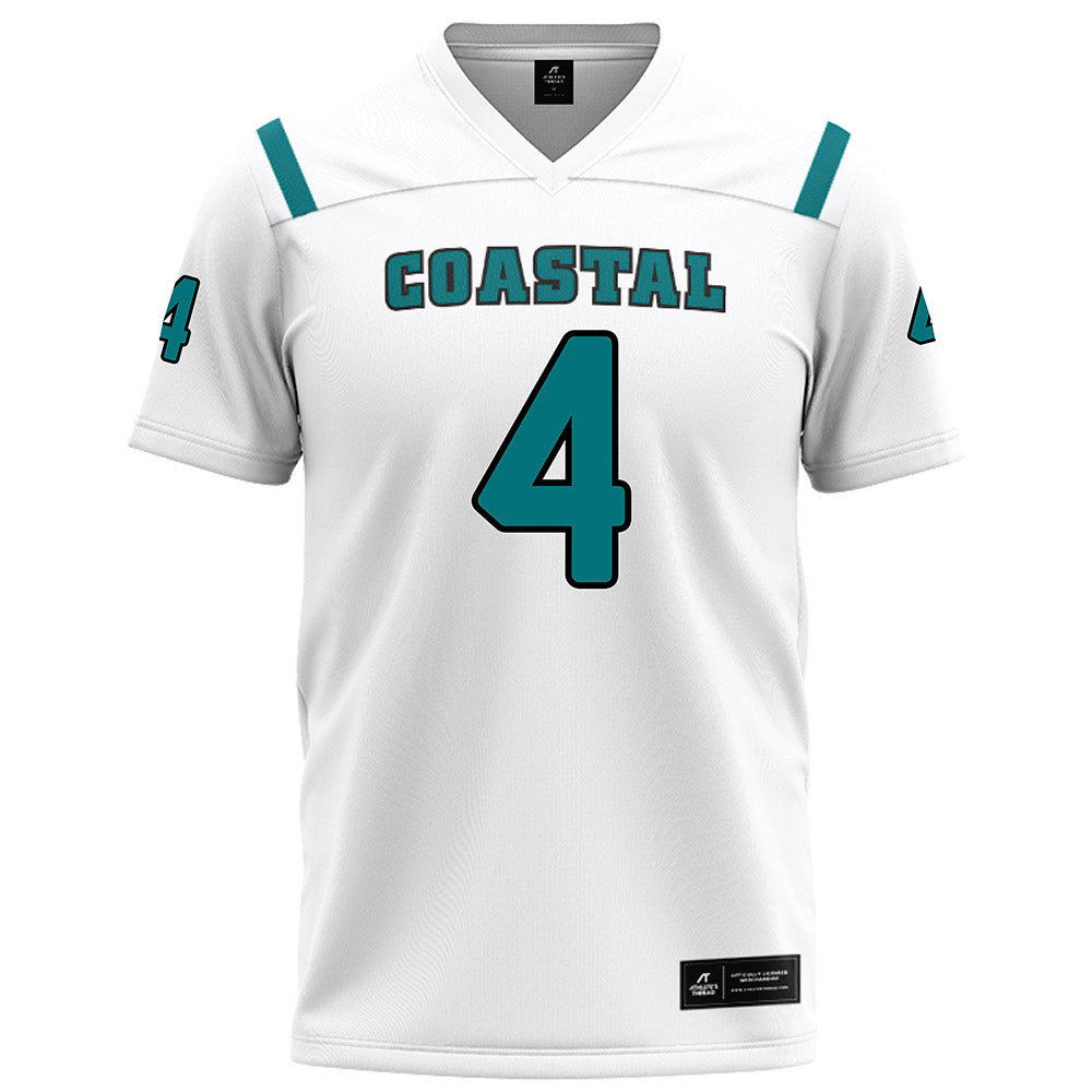 Coastal Carolina - NCAA Football : Bryson Graves - White Football Jersey-0
