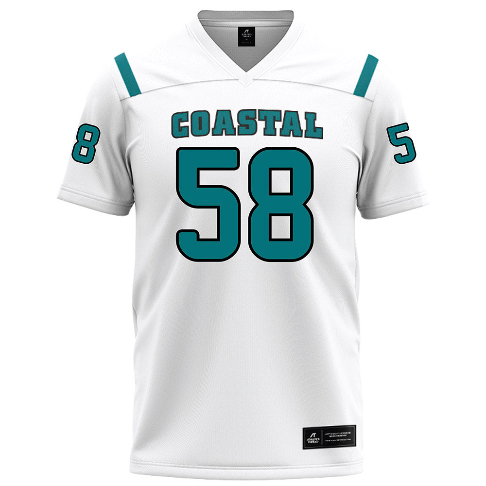 Coastal Carolina - NCAA Football : Sam Ross - White Football Jersey-0