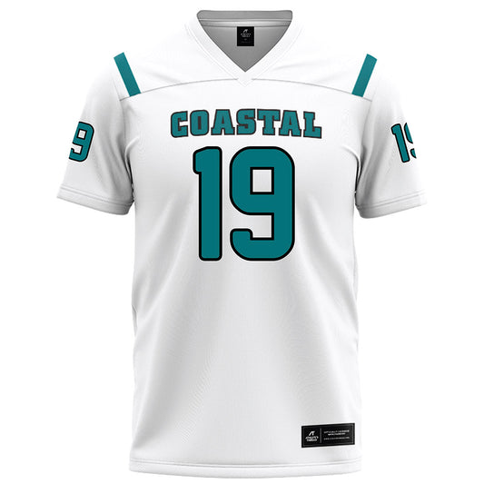 Coastal Carolina - NCAA Football : Alex Walker - White Football Jersey-0