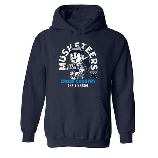 Xavier - NCAA Men's Cross Country : Chris Kardos - Hooded Sweatshirt-0