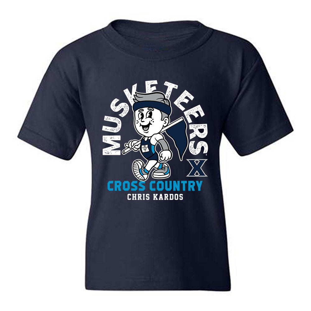 Xavier - NCAA Men's Cross Country : Chris Kardos - Youth T-Shirt-0