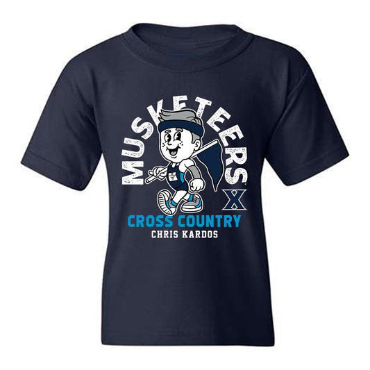 Xavier - NCAA Men's Cross Country : Chris Kardos - Youth T-Shirt-0