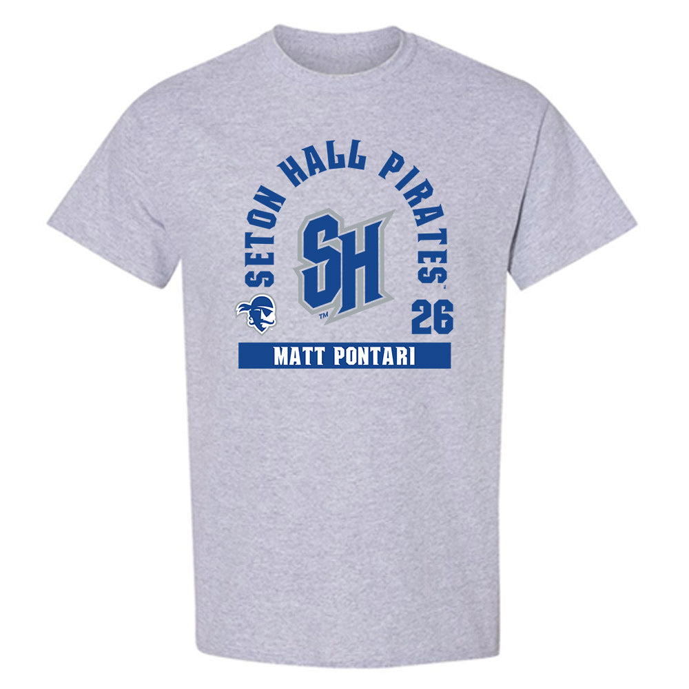 Seton Hall - NCAA Baseball : Matt Pontari - Fashion Shersey T-Shirt-0