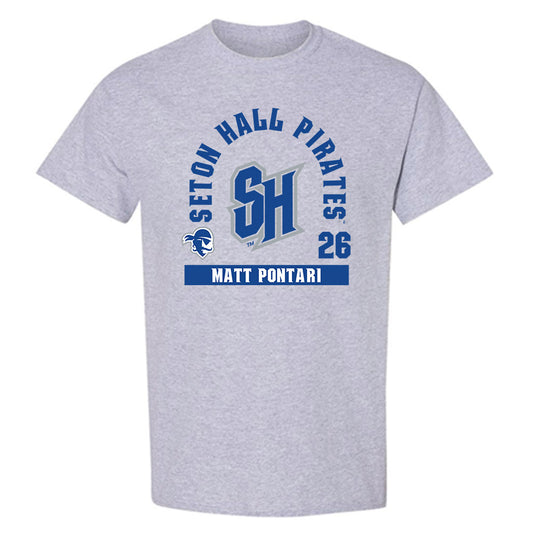 Seton Hall - NCAA Baseball : Matt Pontari - Fashion Shersey T-Shirt-0