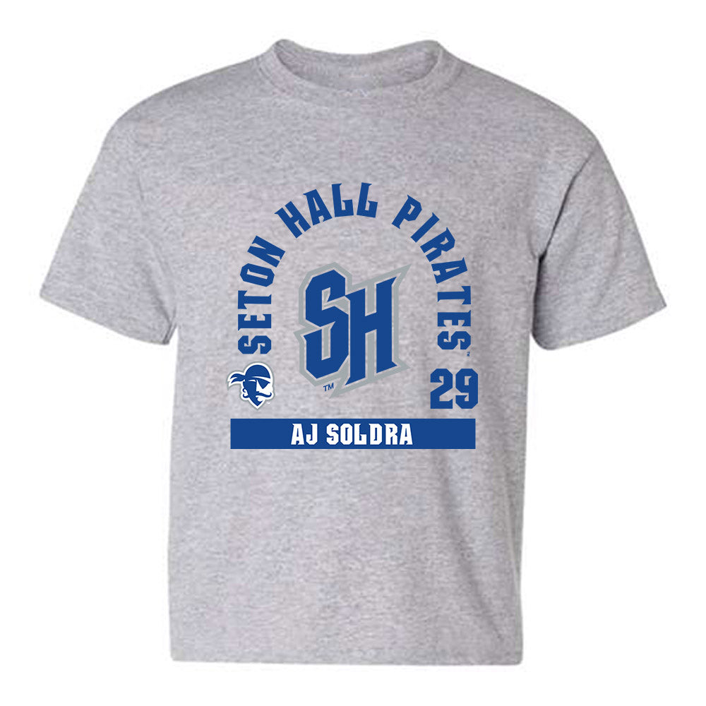 Seton Hall - NCAA Baseball : AJ Soldra - Fashion Shersey Youth T-Shirt-0