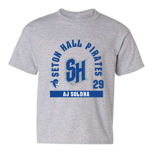Seton Hall - NCAA Baseball : AJ Soldra - Fashion Shersey Youth T-Shirt-0