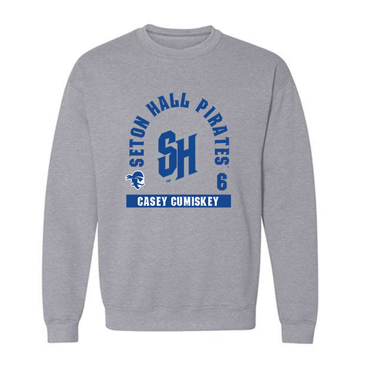 Seton Hall - NCAA Baseball : Casey Cumiskey - Fashion Shersey Crewneck Sweatshirt-0