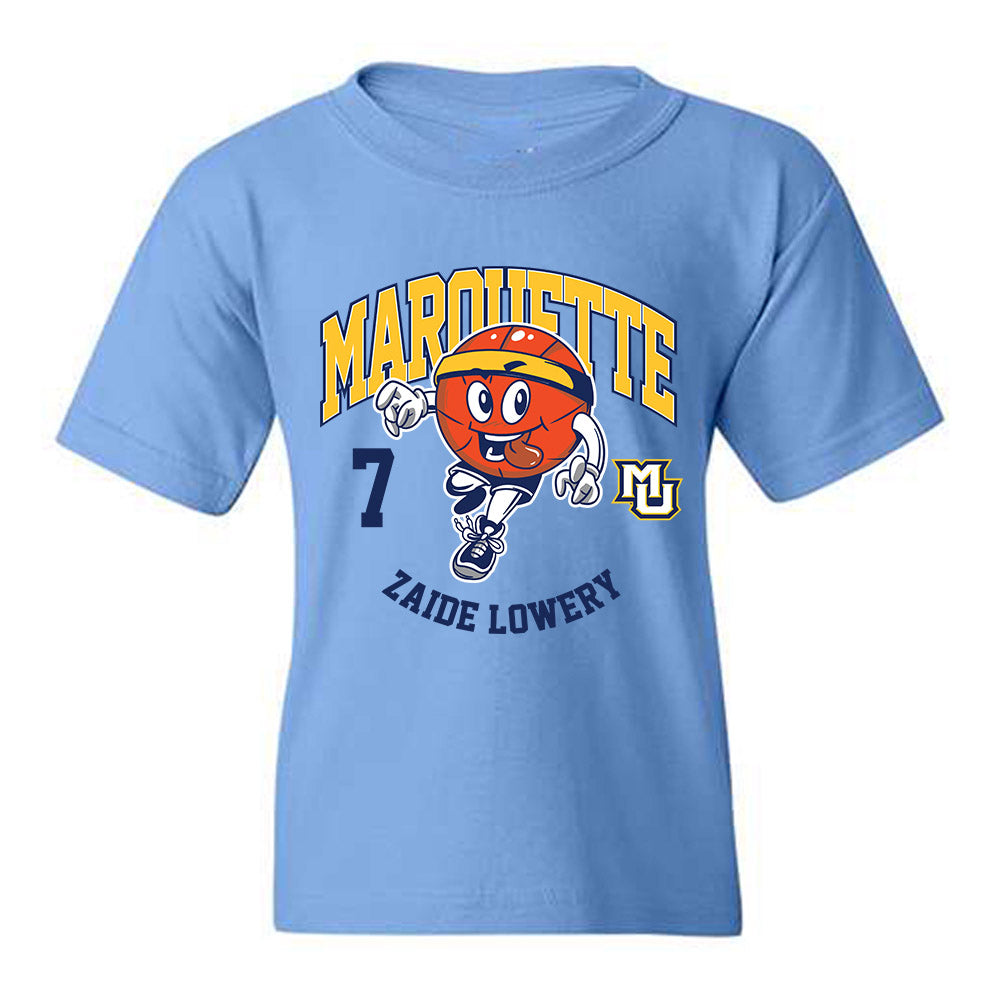 Marquette - NCAA Men's Basketball : Zaide Lowery - Fashion Shersey Youth T-Shirt-0