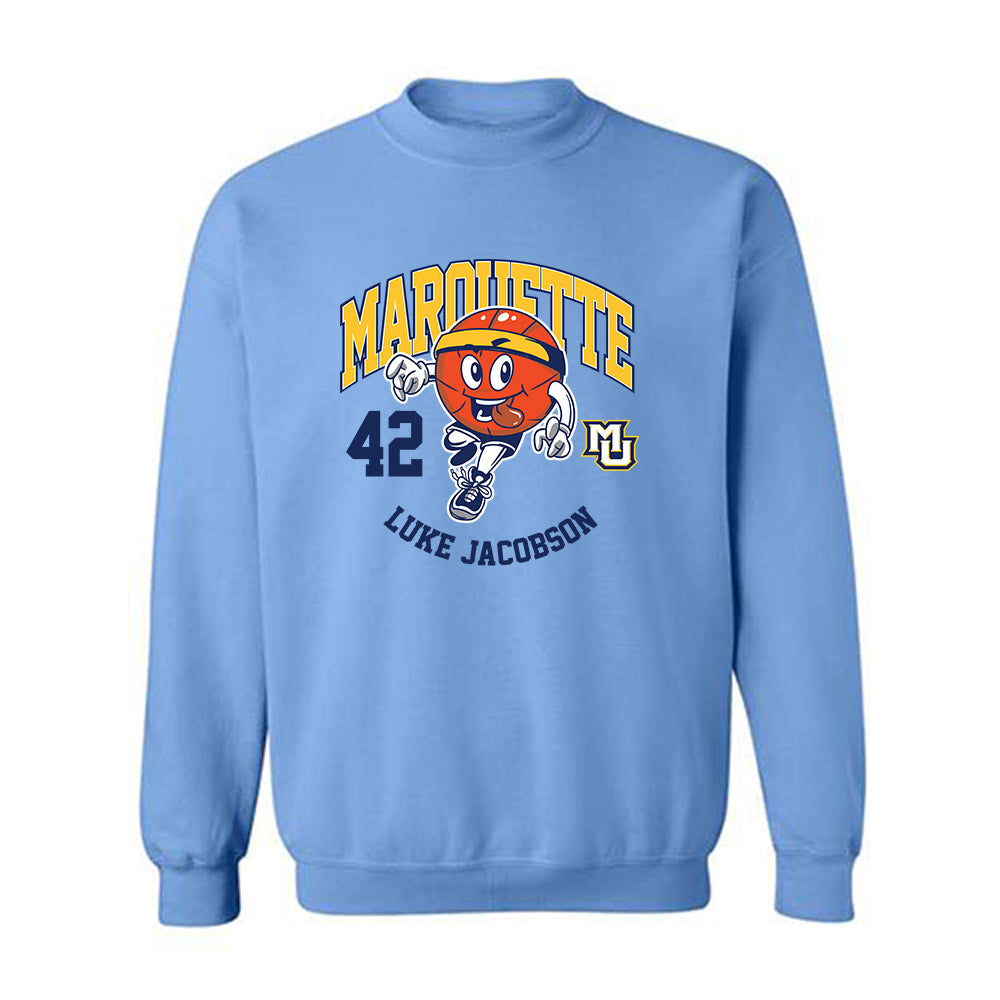 Marquette - NCAA Men's Basketball : Luke Jacobson - Fashion Shersey Crewneck Sweatshirt