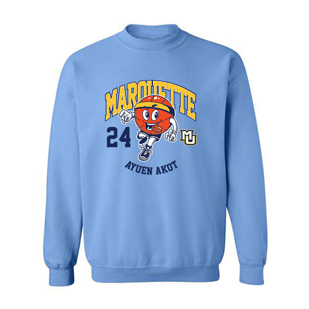 Marquette - NCAA Women's Basketball : Ayuen Akot - Fashion Shersey Crewneck Sweatshirt