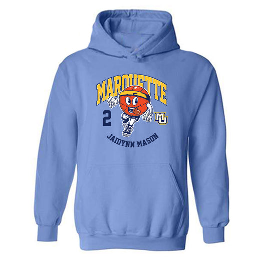 Marquette - NCAA Women's Basketball : Jaidynn Mason - Fashion Shersey Hooded Sweatshirt-0