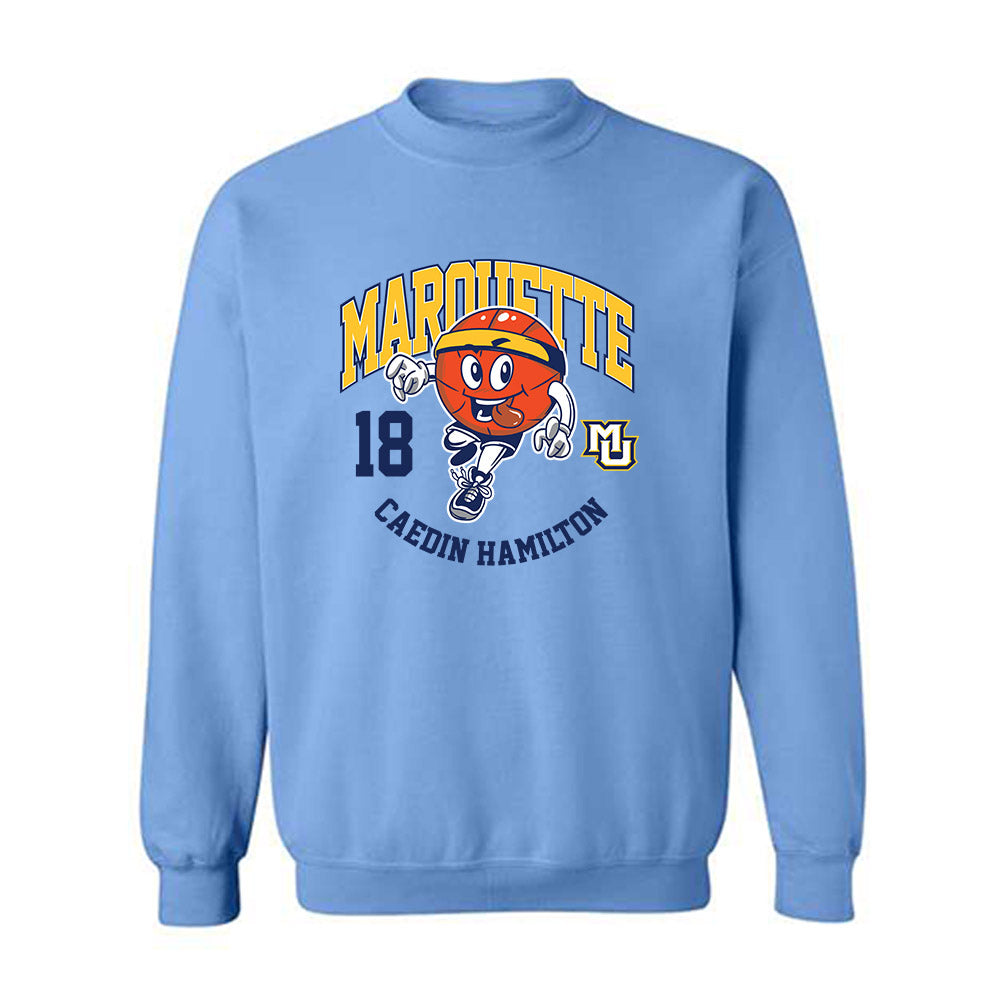 Marquette - NCAA Men's Basketball : Caedin Hamilton - Fashion Shersey Crewneck Sweatshirt-0