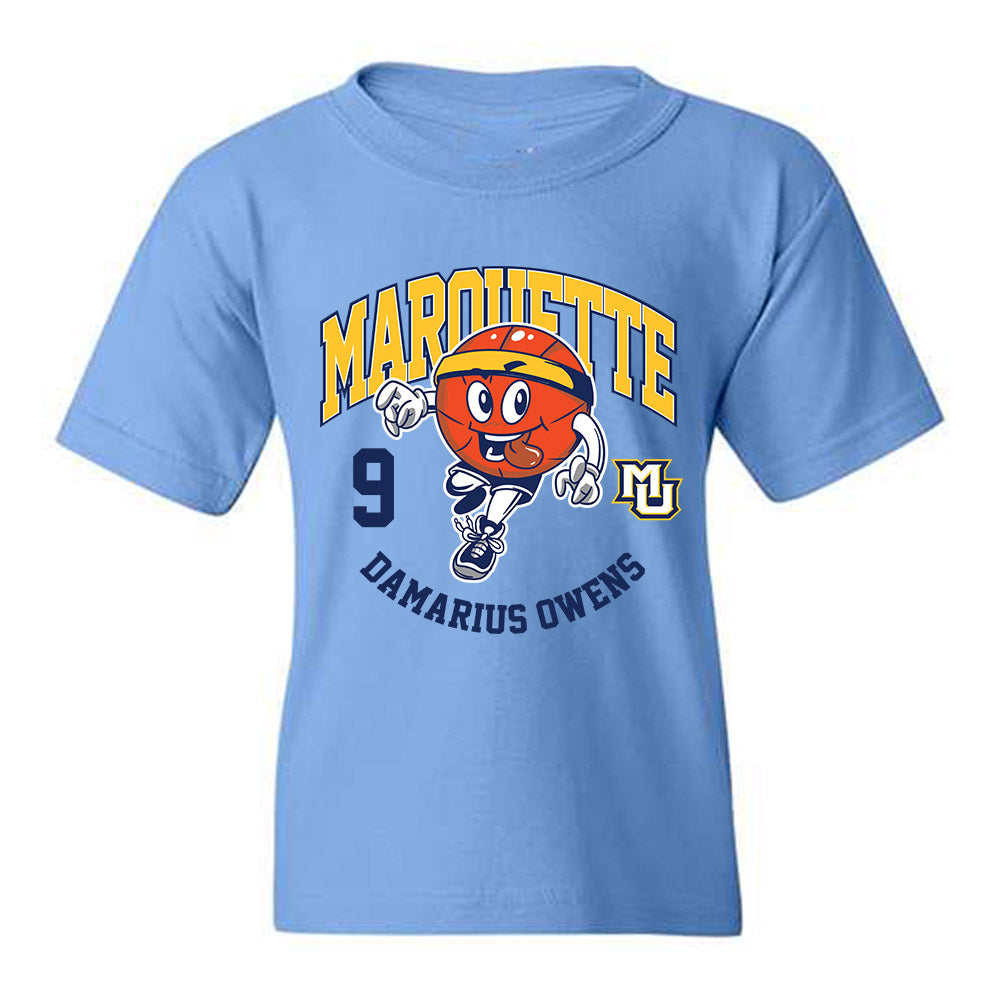 Marquette - NCAA Men's Basketball : Damarius Owens - Fashion Shersey Youth T-Shirt-0