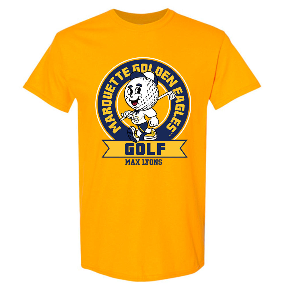 Marquette - NCAA Men's Golf : Max Lyons - Fashion Shersey T-Shirt