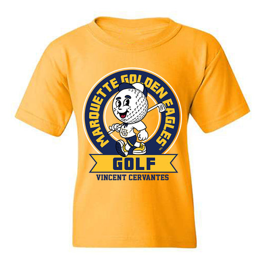 Marquette - NCAA Men's Golf : Vincent Cervantes - Fashion Shersey Youth T-Shirt-0
