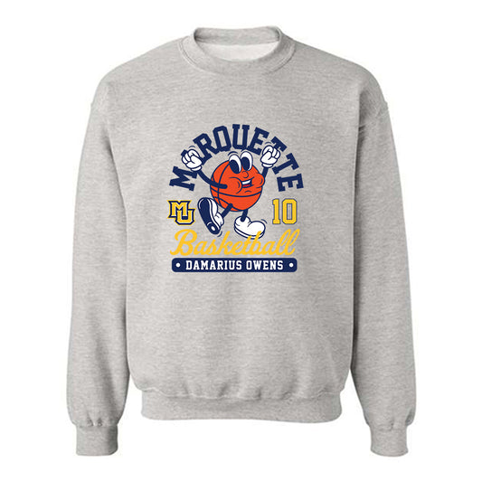 Marquette - NCAA Men's Basketball : Damarius Owens - Crewneck Sweatshirt