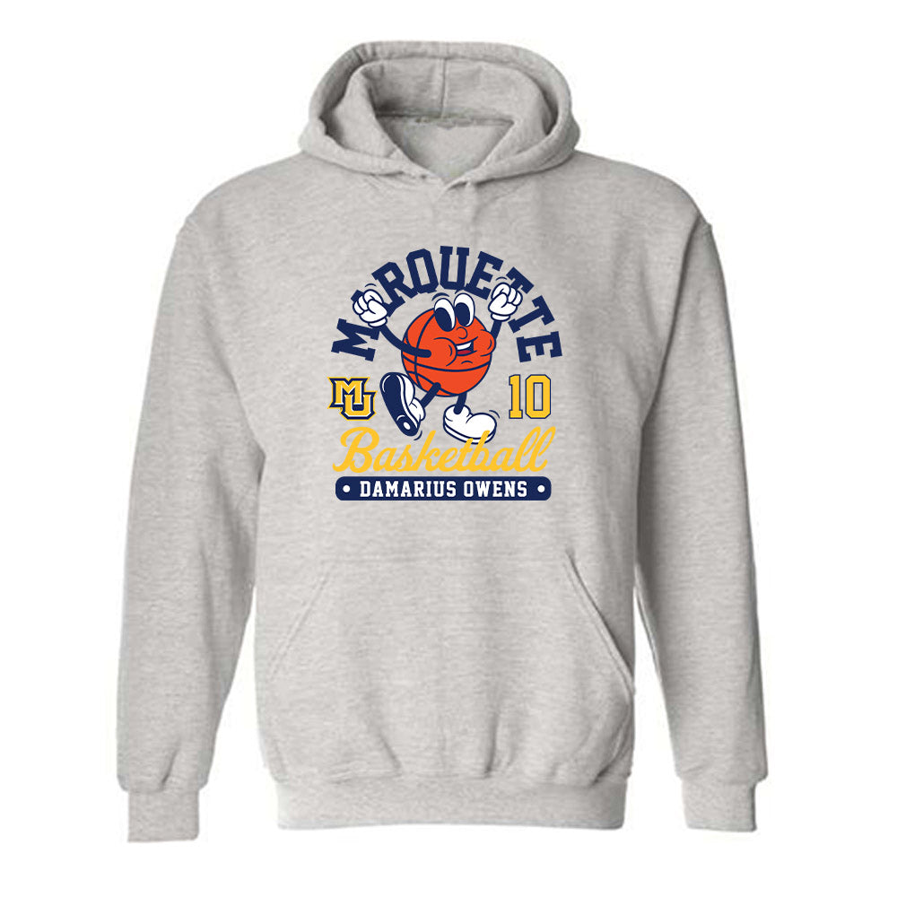 Marquette - NCAA Men's Basketball : Damarius Owens - Hooded Sweatshirt