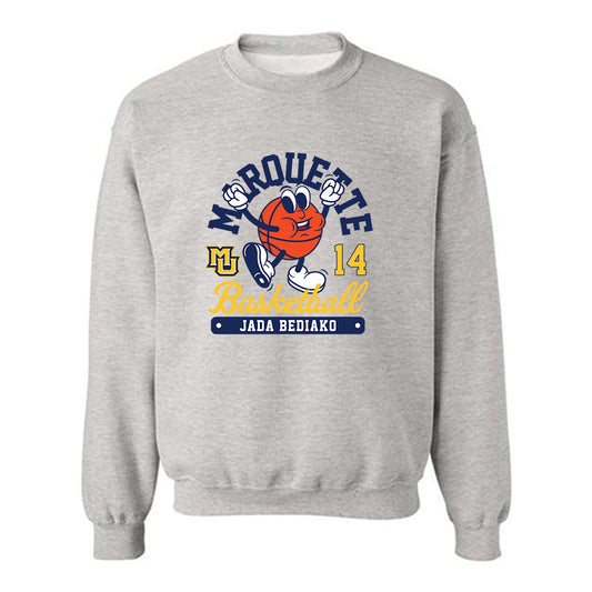 Marquette - NCAA Women's Basketball : Jada Bediako - Fashion Shersey Crewneck Sweatshirt