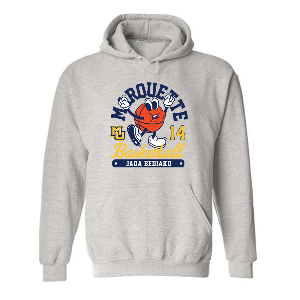 Marquette - NCAA Women's Basketball : Jada Bediako - Fashion Shersey Hooded Sweatshirt