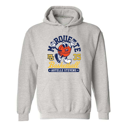 Marquette - NCAA Women's Basketball : Aryelle Stevens - Fashion Shersey Hooded Sweatshirt