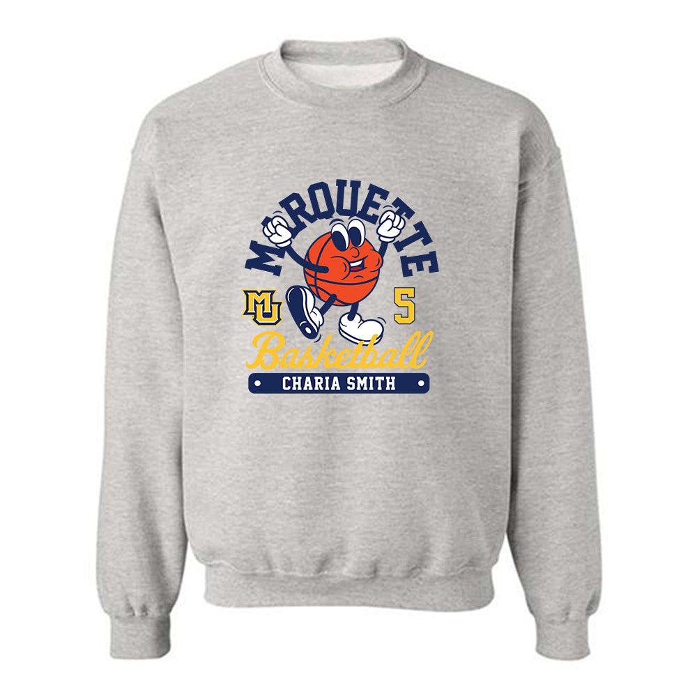 Marquette - NCAA Women's Basketball : Charia Smith - Fashion Shersey Crewneck Sweatshirt-0
