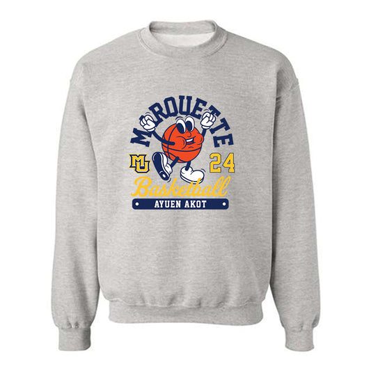 Marquette - NCAA Women's Basketball : Ayuen Akot - Fashion Shersey Crewneck Sweatshirt