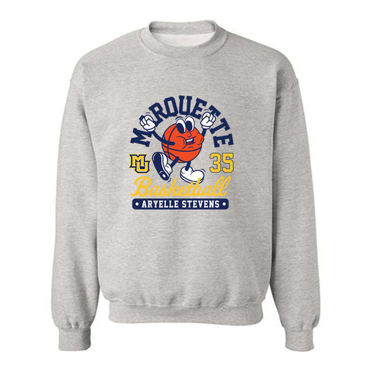 Marquette - NCAA Women's Basketball : Aryelle Stevens - Fashion Shersey Crewneck Sweatshirt