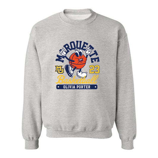 Marquette - NCAA Women's Basketball : Olivia Porter - Fashion Shersey Crewneck Sweatshirt