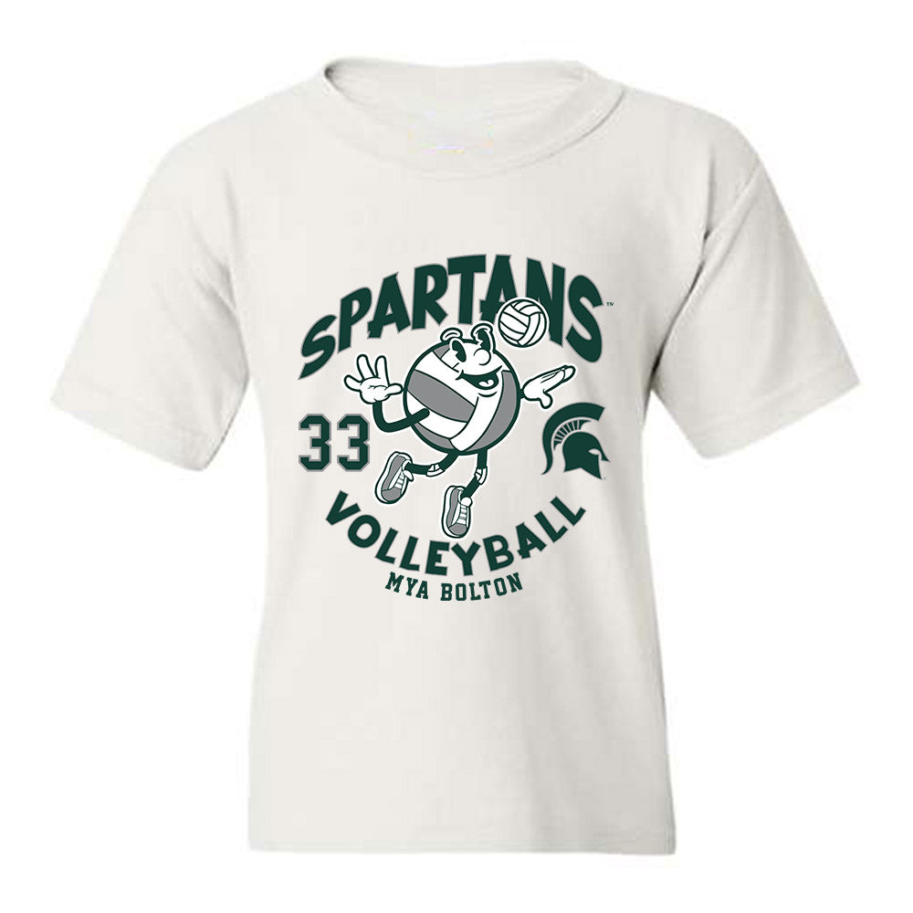 Michigan State - NCAA Women's Volleyball : Mya Bolton - Fashion Shersey Youth T-Shirt