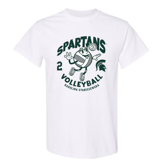 Michigan State - NCAA Women's Volleyball : Karolina Staniszewska - Fashion Shersey T-Shirt