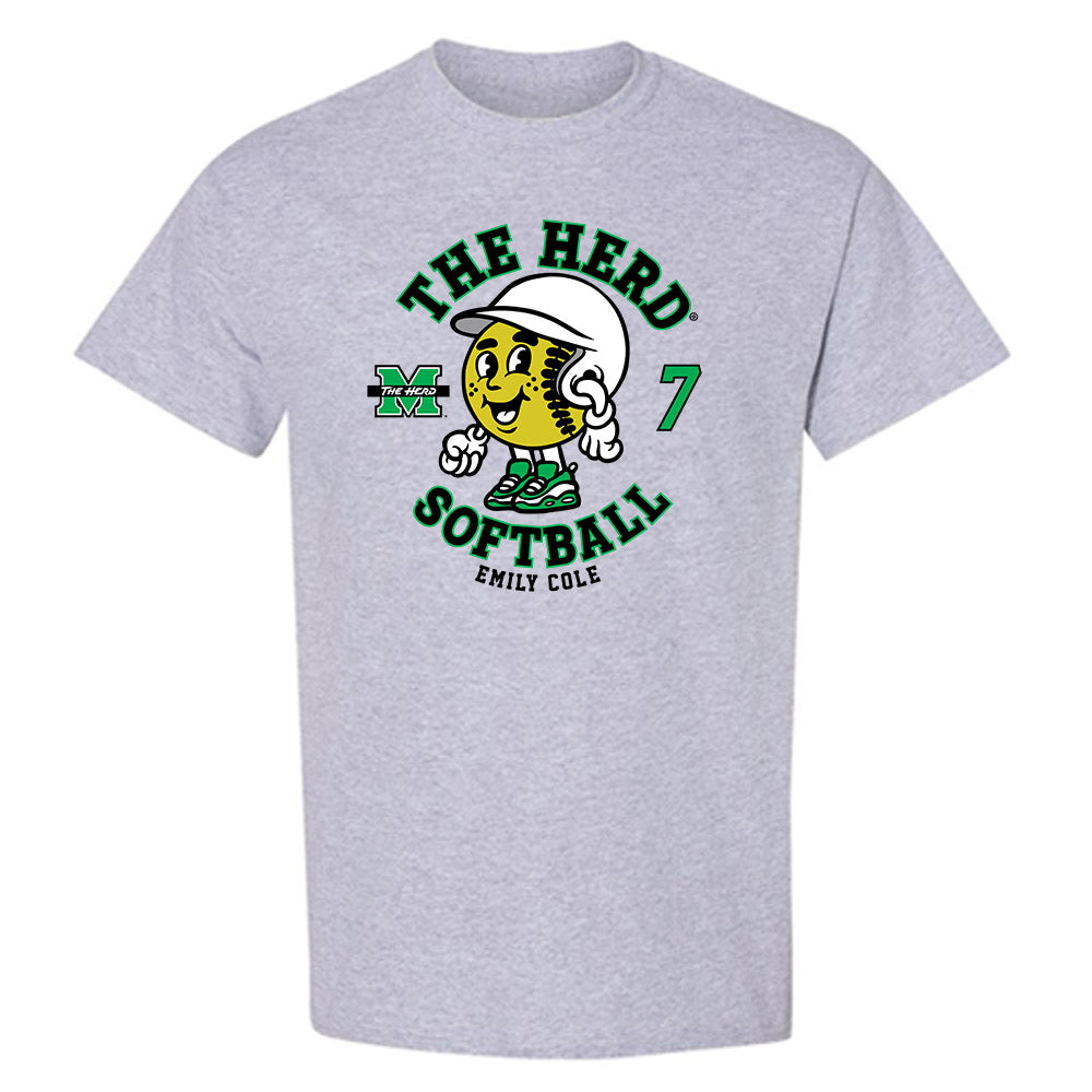 Marshall - NCAA Softball : Emily Cole - T-Shirt Fashion Shersey