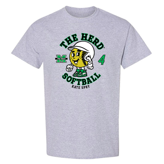 Marshall - NCAA Softball : Kate Spry - Fashion Shersey T-Shirt-0