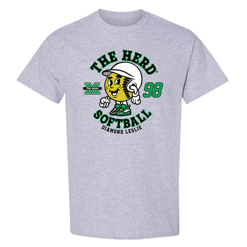 Marshall - NCAA Softball : Diamond Leslie - Fashion Shersey T-Shirt-0