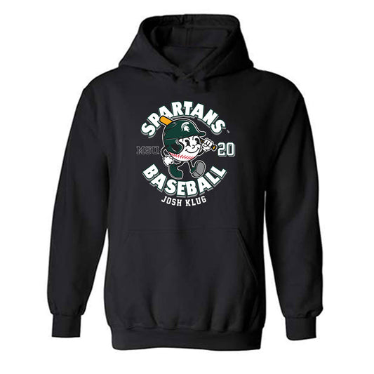Michigan State - NCAA Baseball : Josh Klug - Hooded Sweatshirt-0