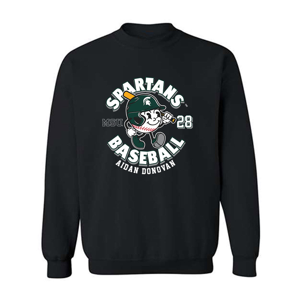 Michigan State - NCAA Baseball : Aidan Donovan - Crewneck Sweatshirt-0