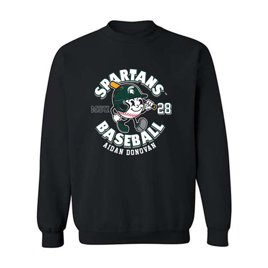 Michigan State - NCAA Baseball : Aidan Donovan - Crewneck Sweatshirt-0