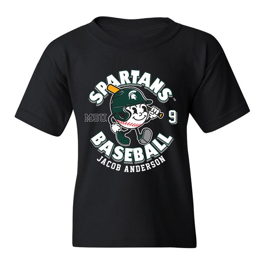 Michigan State - NCAA Baseball : Jacob Anderson - Youth T-Shirt