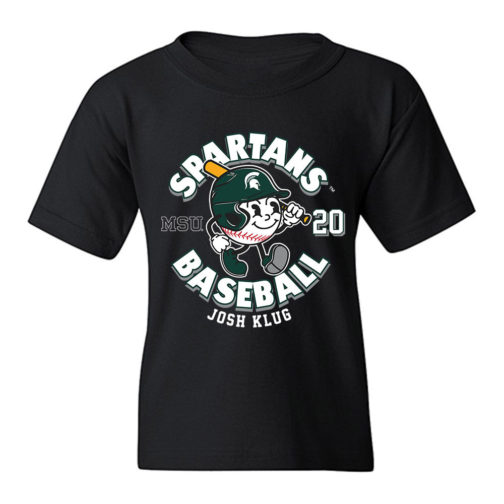 Michigan State - NCAA Baseball : Josh Klug - Youth T-Shirt-0