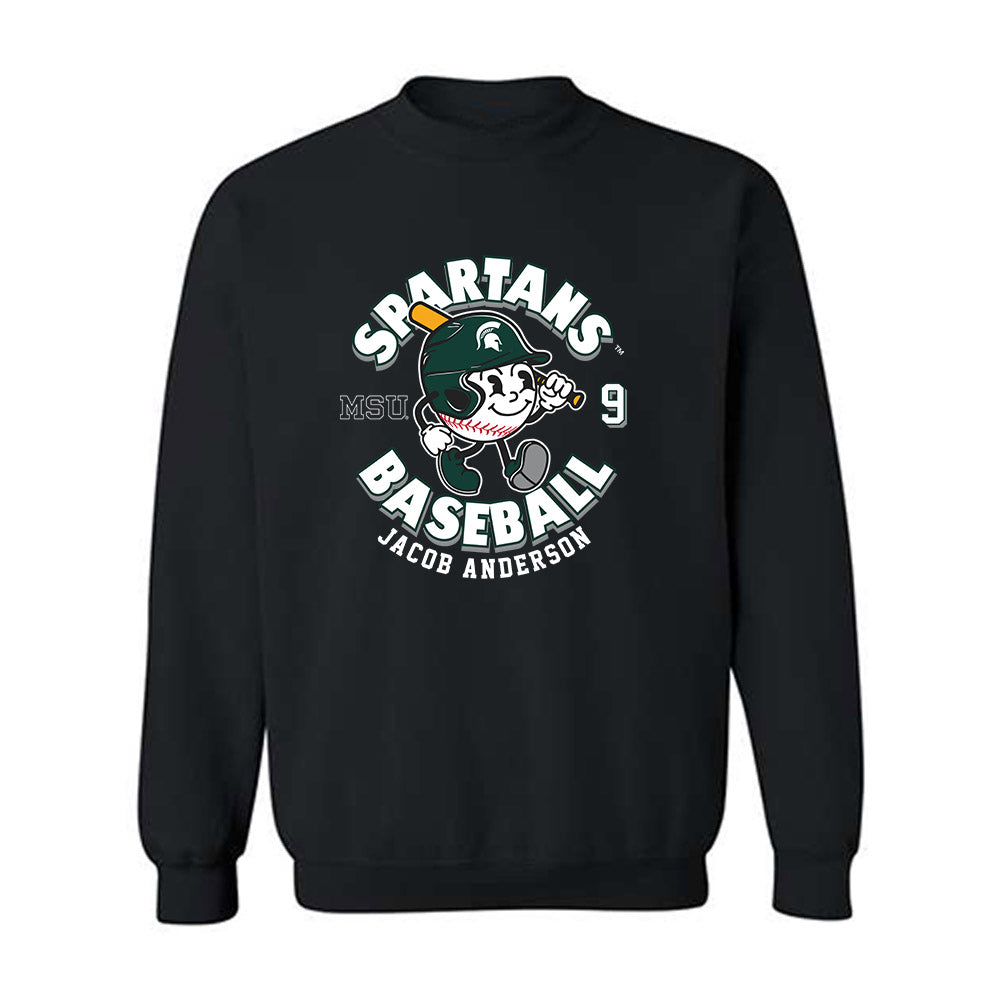 Michigan State - NCAA Baseball : Jacob Anderson - Crewneck Sweatshirt