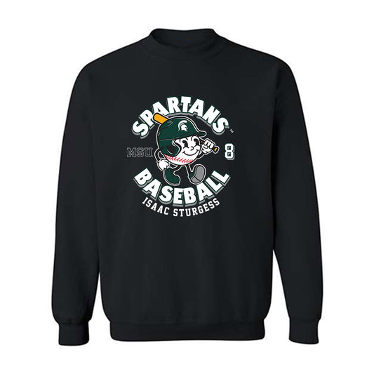 Michigan State - NCAA Baseball : Isaac Sturgess - Crewneck Sweatshirt-0