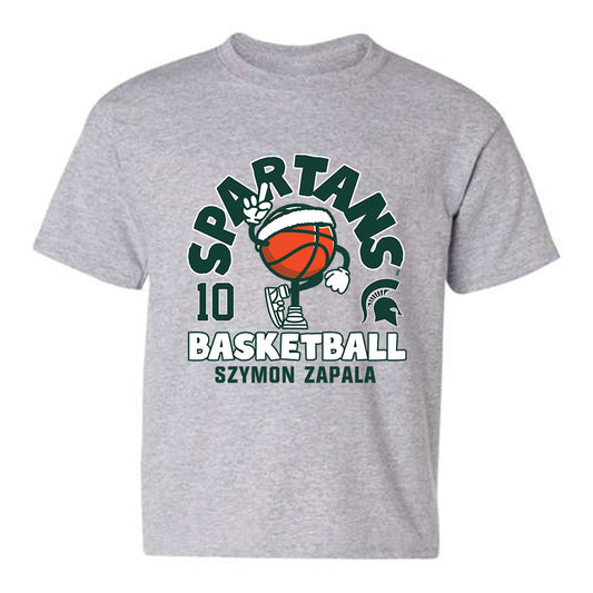 Michigan State - NCAA Men's Basketball : Szymon Zapala - Fashion Shersey Youth T-Shirt