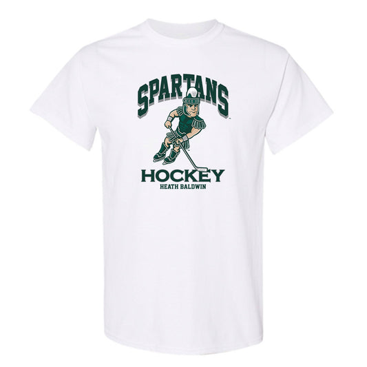 Michigan State - NCAA Men's Ice Hockey : Heath Baldwin - Fashion Shersey T-Shirt-0