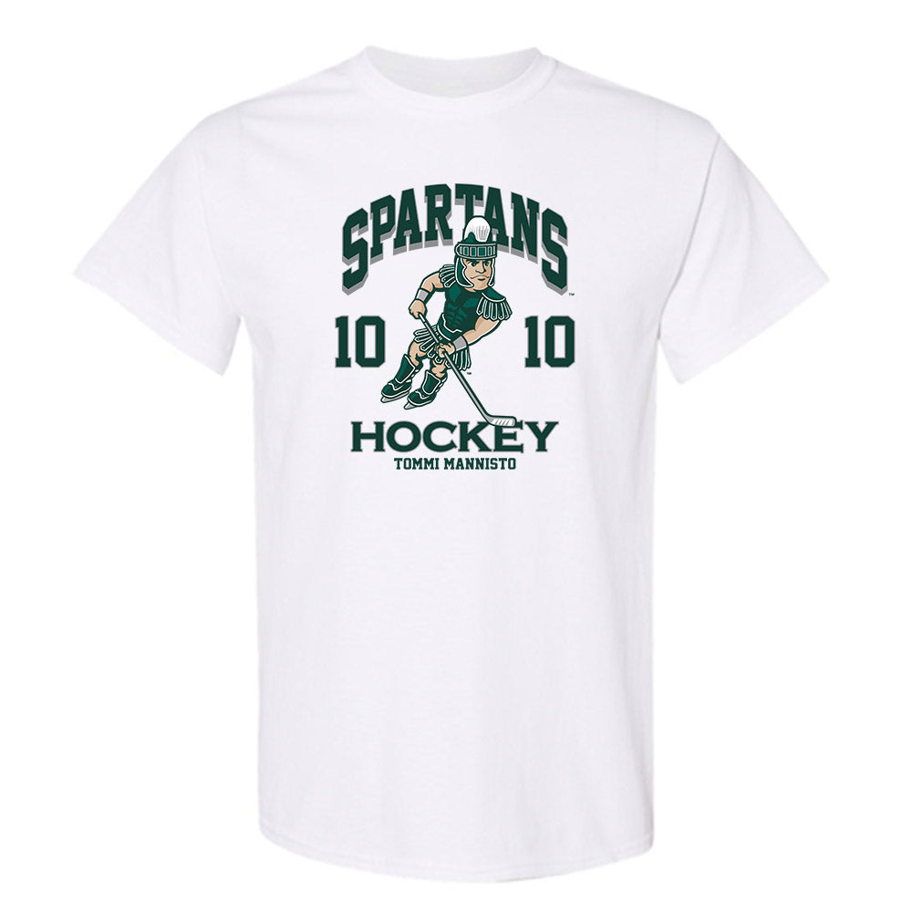 Michigan State - NCAA Men's Ice Hockey : Tommi Mannisto - Fashion Shersey T-Shirt-0