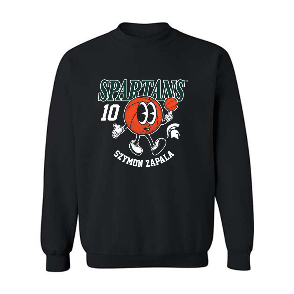 Michigan State - NCAA Men's Basketball : Szymon Zapala - Fashion Shersey Crewneck Sweatshirt