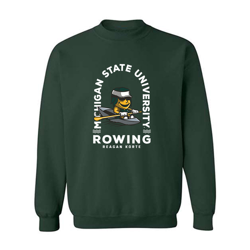 Michigan State - NCAA Women's Rowing : Reagan Korte - Fashion Shersey Crewneck Sweatshirt